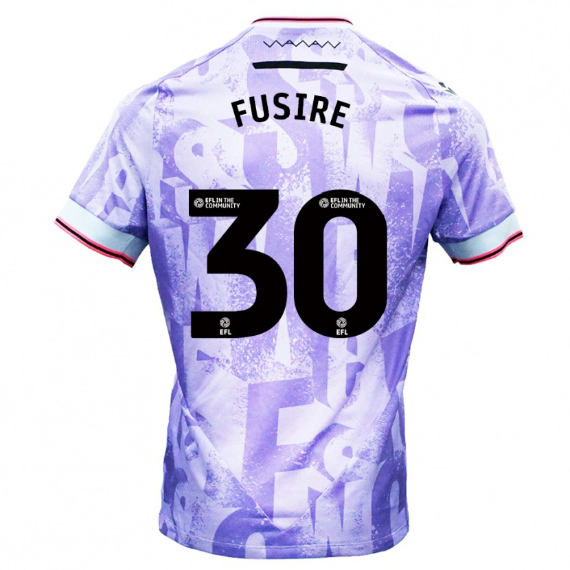 Danxen Herren Sean Fusire #30 Lila Weiß Auswärtstrikot Trikot 2025/26 T-Shirt Österreich