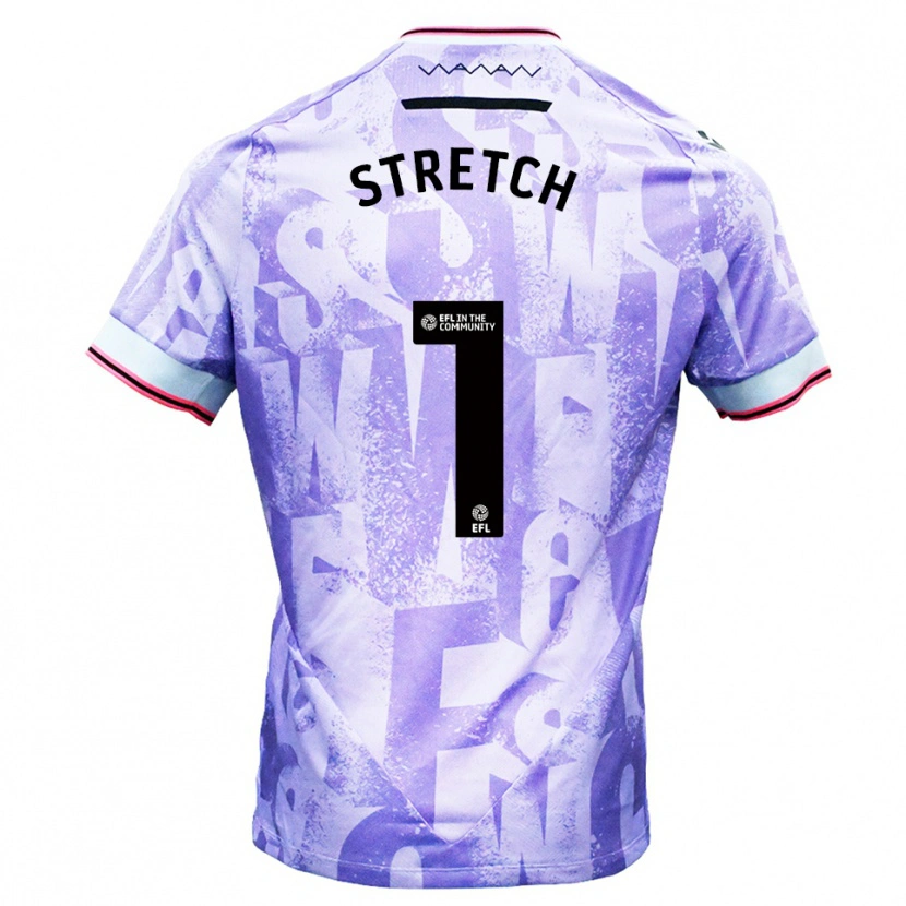 Danxen Herren Logan Stretch #1 Lila Weiß Auswärtstrikot Trikot 2025/26 T-Shirt Österreich