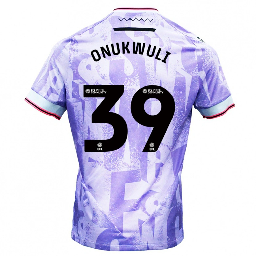 Danxen Herren Favour Onukwuli #39 Lila Weiß Auswärtstrikot Trikot 2025/26 T-Shirt Österreich