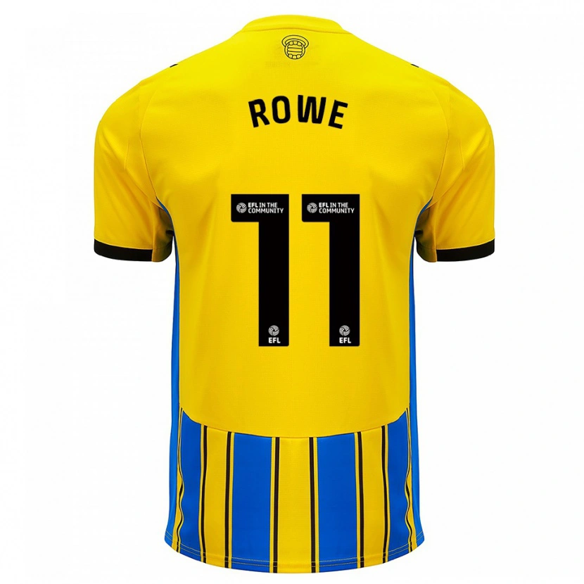Danxen Herren Rachel Rowe #11 Blau Gelb Auswärtstrikot Trikot 2025/26 T-Shirt Österreich