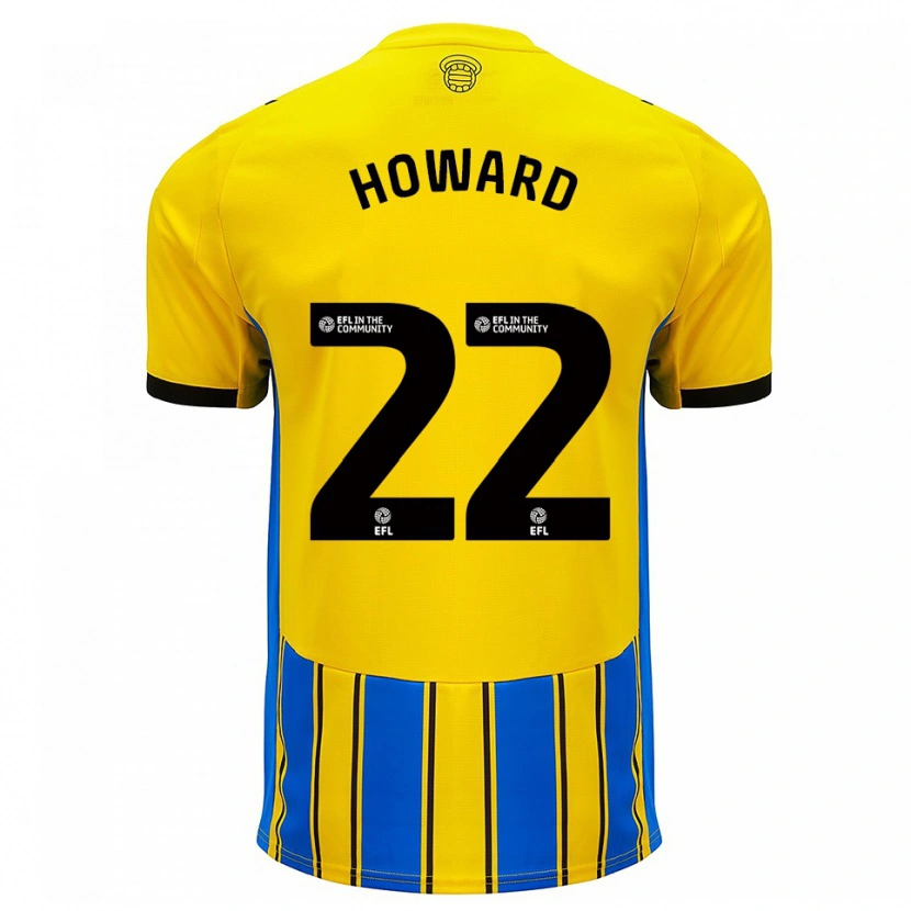 Danxen Herren Bethany-May Howard #22 Blau Gelb Auswärtstrikot Trikot 2025/26 T-Shirt Österreich