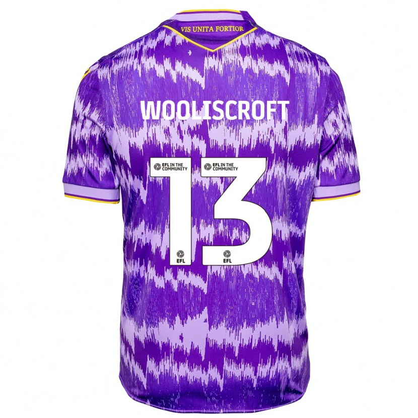 Danxen Herren Morgan Wooliscroft #13 Lila Gelb Auswärtstrikot Trikot 2025/26 T-Shirt Österreich