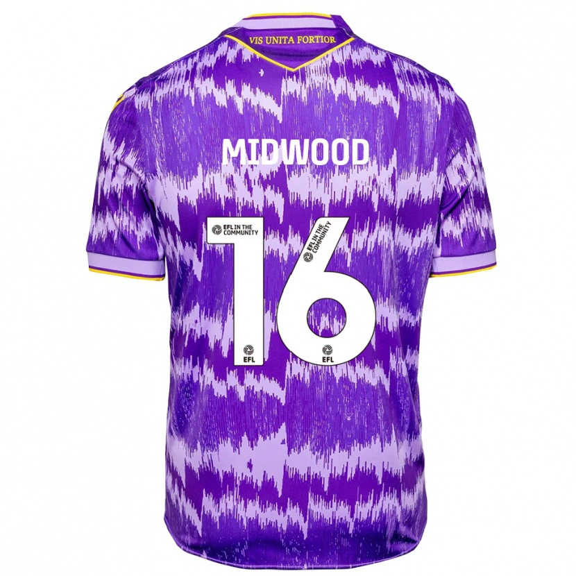 Danxen Herren Tom Midwood #16 Lila Gelb Auswärtstrikot Trikot 2025/26 T-Shirt Österreich