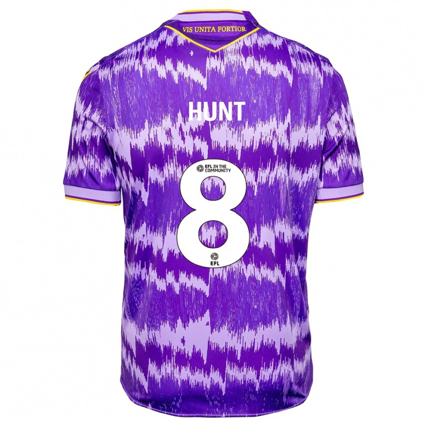 Danxen Herren Abby Hunt #8 Lila Gelb Auswärtstrikot Trikot 2025/26 T-Shirt Österreich