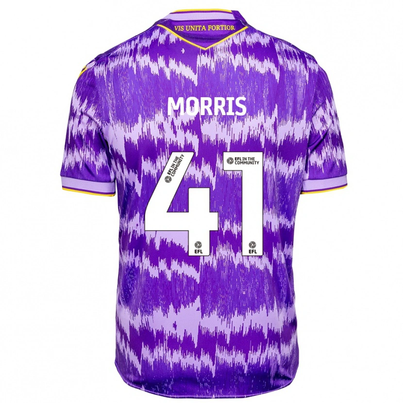 Danxen Herren Scott Morris #41 Lila Gelb Auswärtstrikot Trikot 2025/26 T-Shirt Österreich