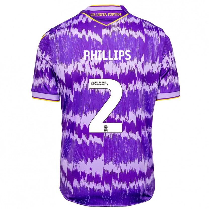 Danxen Herren Sanchez Phillips #2 Lila Gelb Auswärtstrikot Trikot 2025/26 T-Shirt Österreich