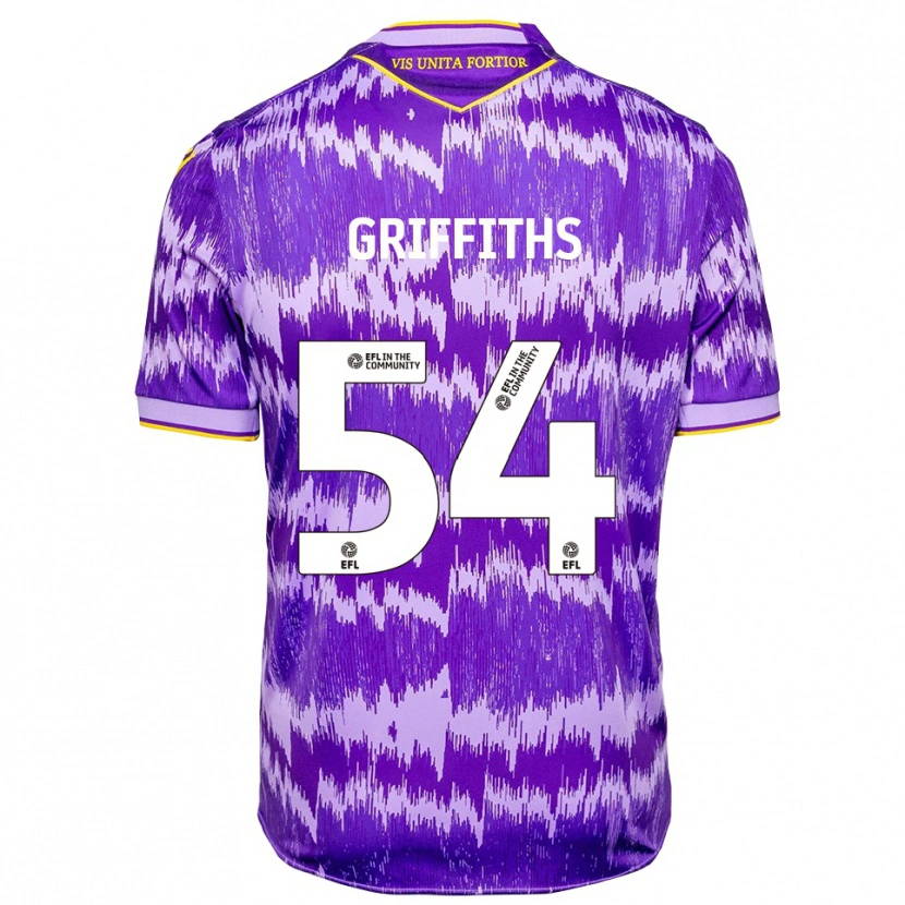 Danxen Herren Jack Griffiths #54 Lila Gelb Auswärtstrikot Trikot 2025/26 T-Shirt Österreich