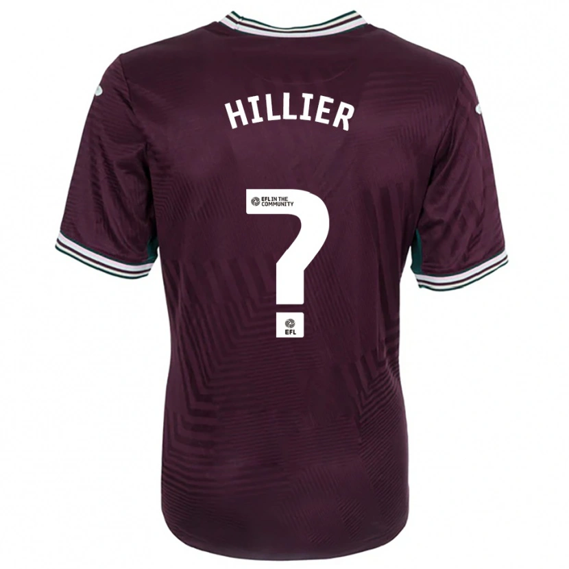 Danxen Herren Rohan Hillier #0 Rostrot Weiß Auswärtstrikot Trikot 2025/26 T-Shirt Österreich