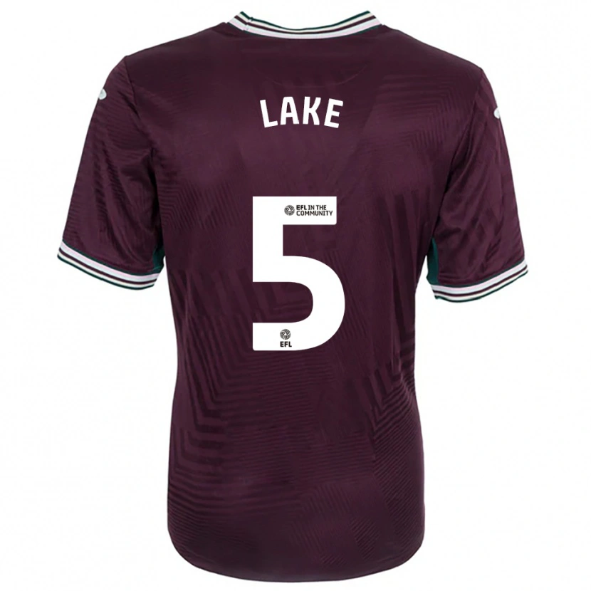 Danxen Herren Ellie Lake #5 Rostrot Weiß Auswärtstrikot Trikot 2025/26 T-Shirt Österreich