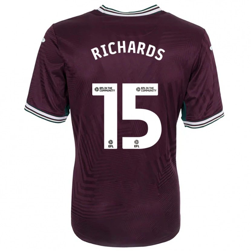 Danxen Herren Emily Richards #15 Rostrot Weiß Auswärtstrikot Trikot 2025/26 T-Shirt Österreich