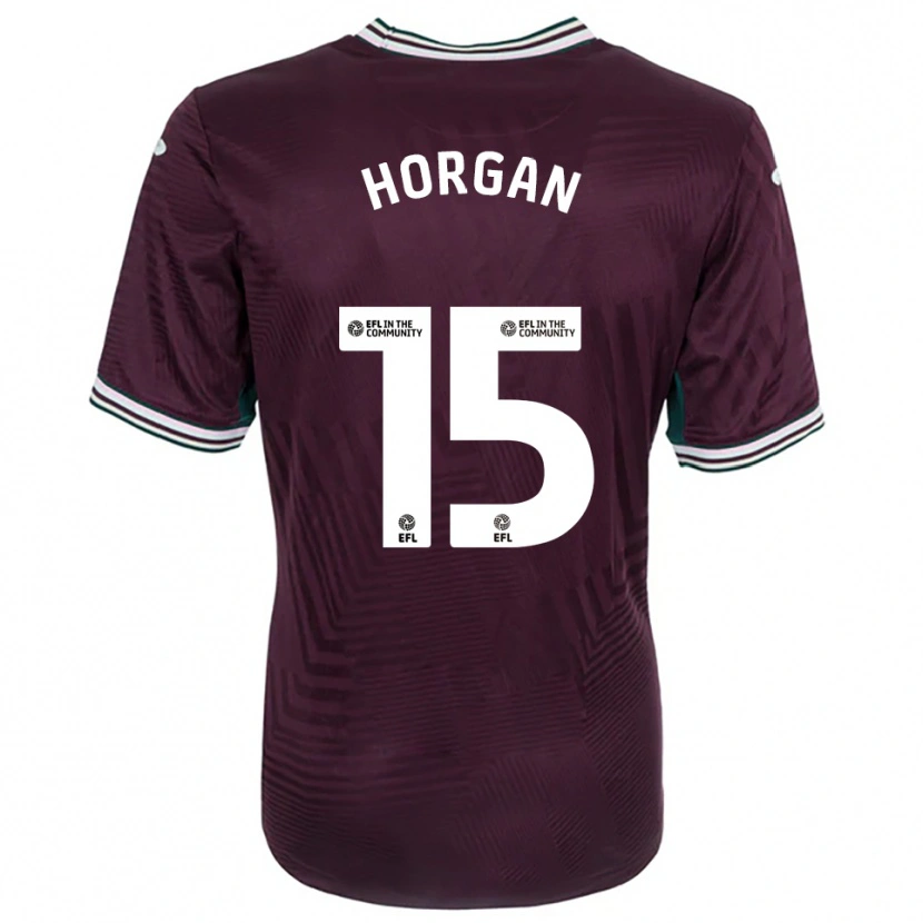Danxen Herren Gwenan Horgan #15 Rostrot Weiß Auswärtstrikot Trikot 2025/26 T-Shirt Österreich