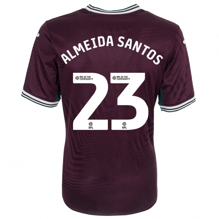 Danxen Herren Ricardo Santos #23 Rostrot Weiß Auswärtstrikot Trikot 2025/26 T-Shirt Österreich