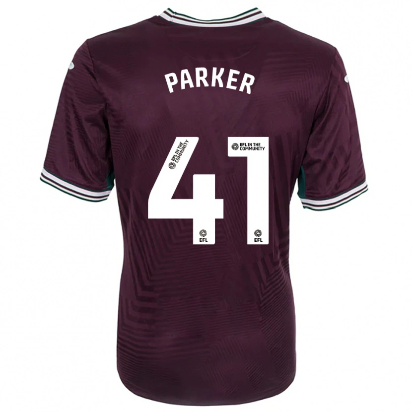 Danxen Herren Sam Parker #41 Rostrot Weiß Auswärtstrikot Trikot 2025/26 T-Shirt Österreich