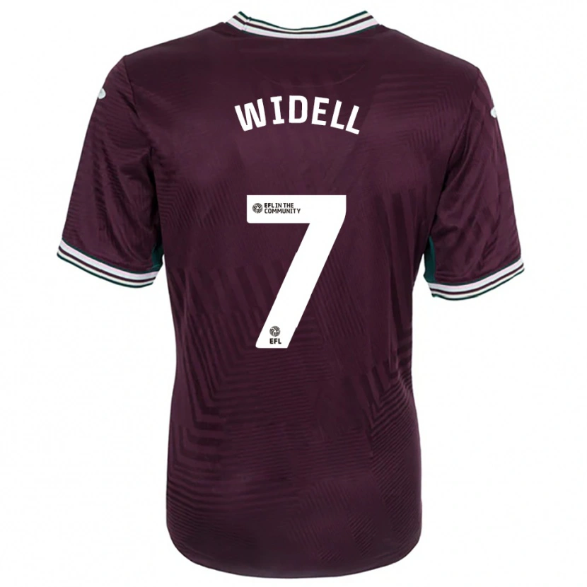 Danxen Herren Melker Widell #7 Rostrot Weiß Auswärtstrikot Trikot 2025/26 T-Shirt Österreich