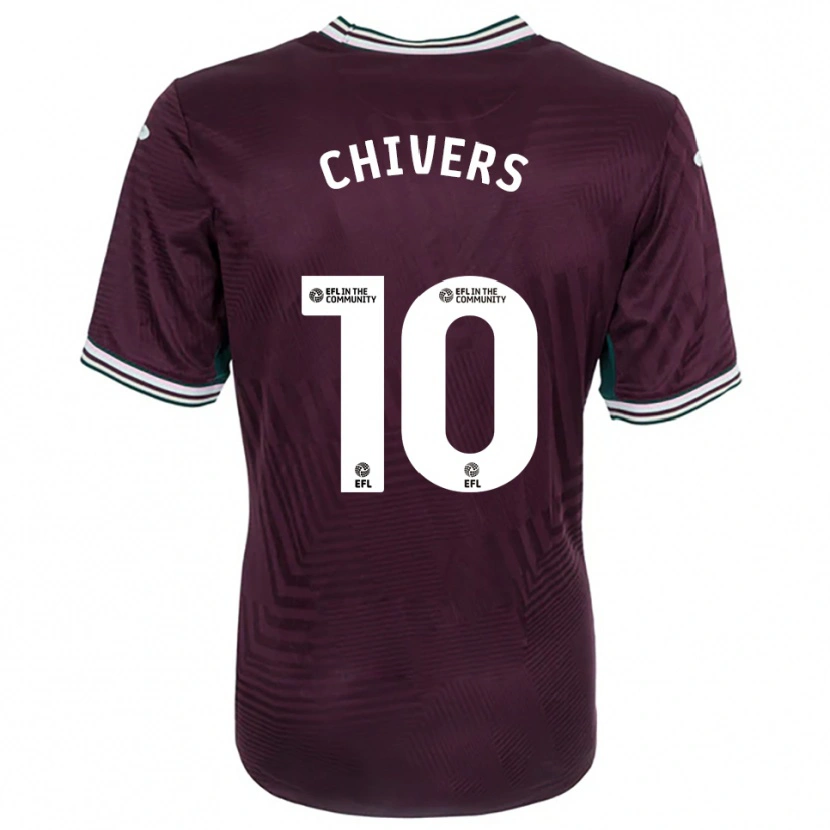 Danxen Herren Chloe Chivers #10 Rostrot Weiß Auswärtstrikot Trikot 2025/26 T-Shirt Österreich