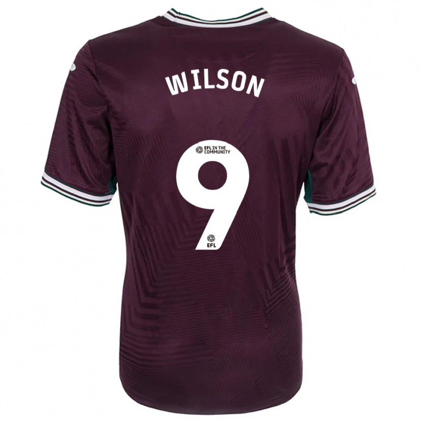 Danxen Herren Kyrell Wilson #9 Rostrot Weiß Auswärtstrikot Trikot 2025/26 T-Shirt Österreich