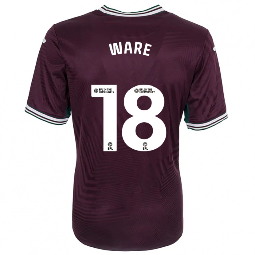 Danxen Herren Phoebe Ware #18 Rostrot Weiß Auswärtstrikot Trikot 2025/26 T-Shirt Österreich