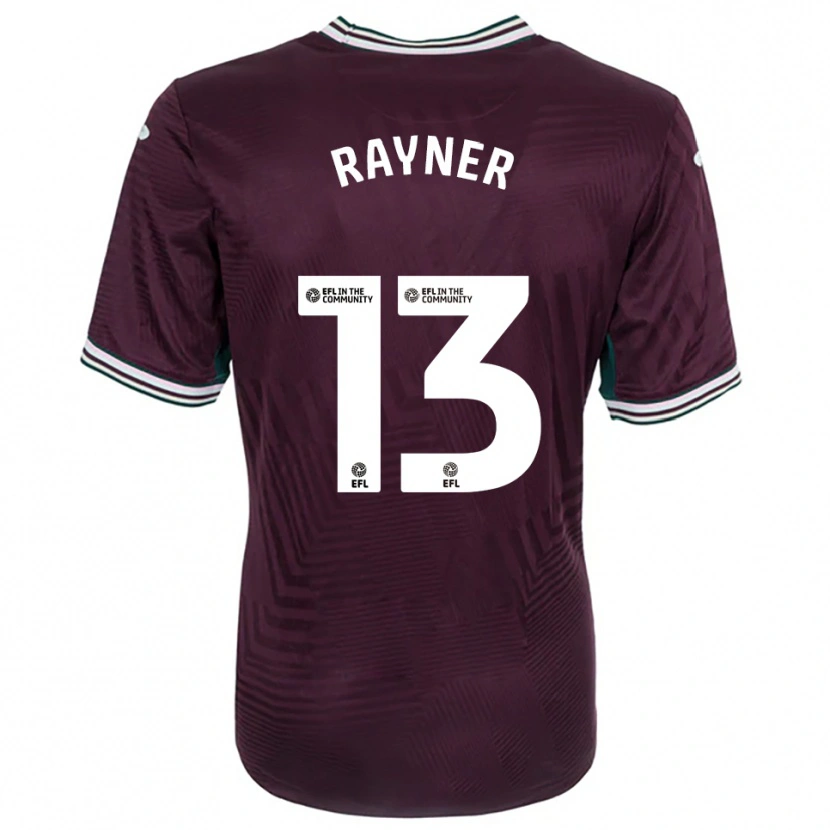 Danxen Herren Opal Rayner #13 Rostrot Weiß Auswärtstrikot Trikot 2025/26 T-Shirt Österreich