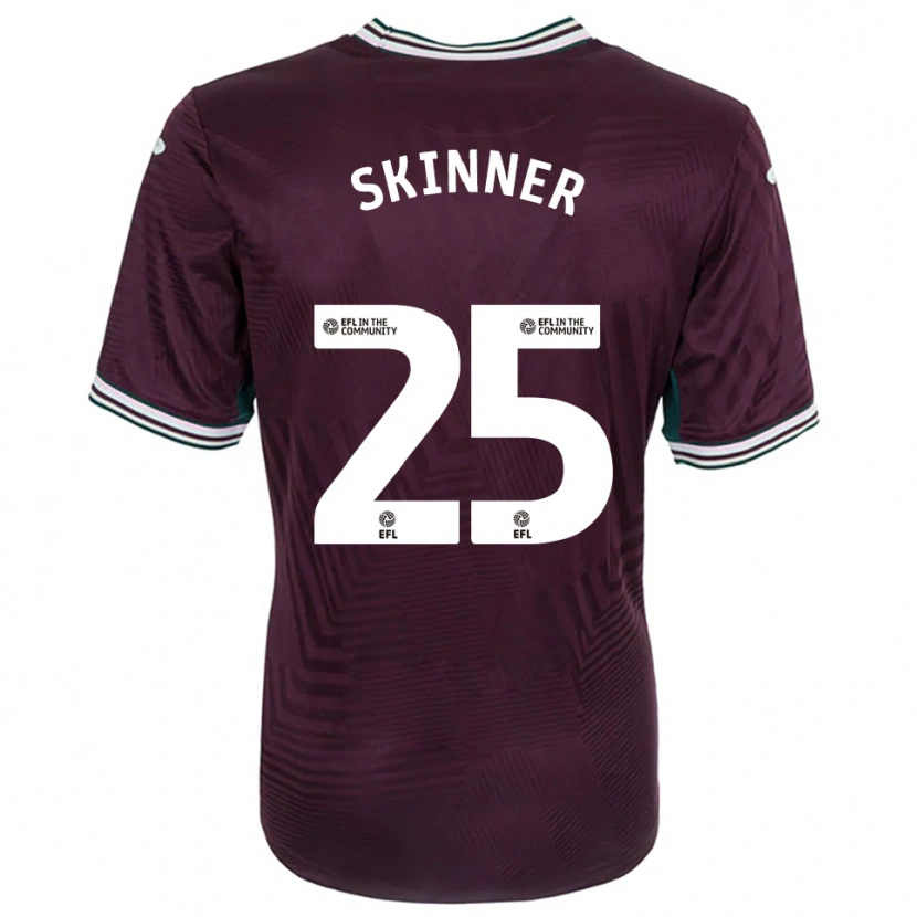 Danxen Herren Claire Skinner #25 Rostrot Weiß Auswärtstrikot Trikot 2025/26 T-Shirt Österreich
