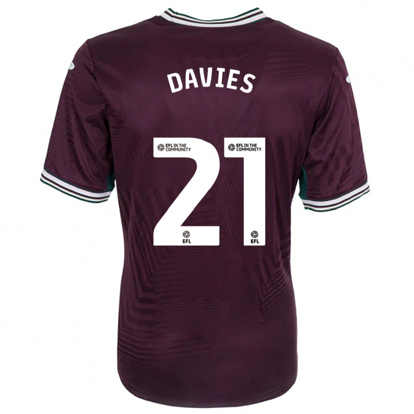 Danxen Herren Laura Davies #21 Rostrot Weiß Auswärtstrikot Trikot 2025/26 T-Shirt Österreich