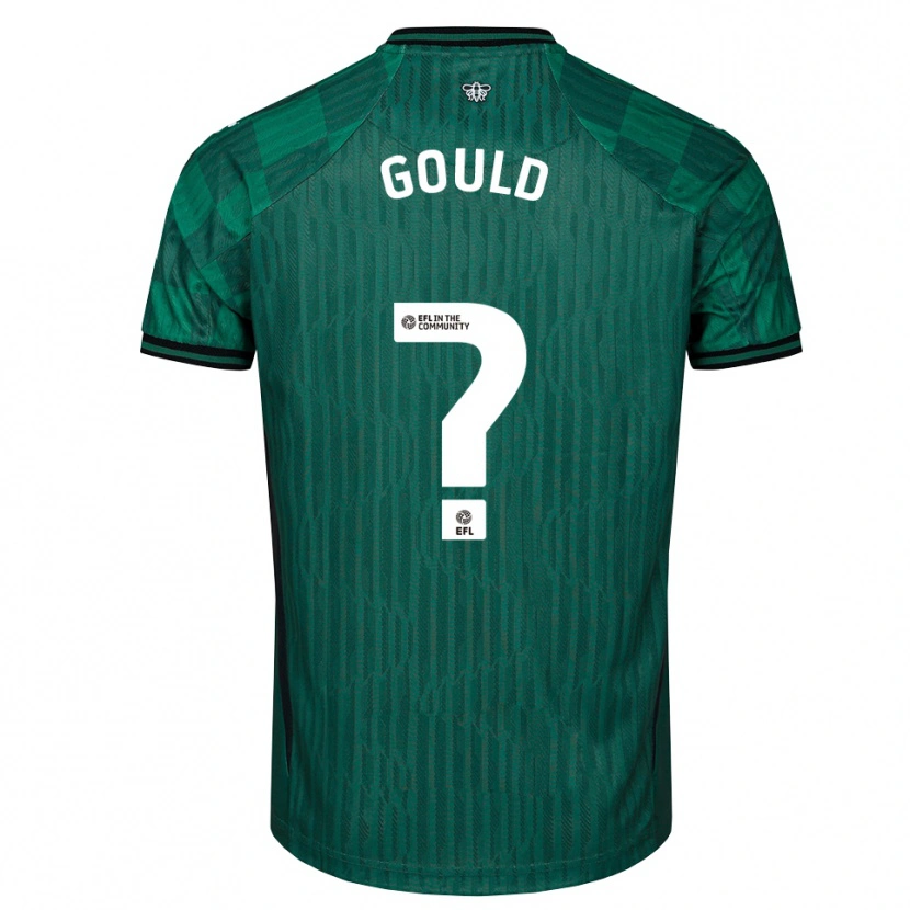 Danxen Herren Ali Gould #0 Grün Schwarz Auswärtstrikot Trikot 2025/26 T-Shirt Österreich