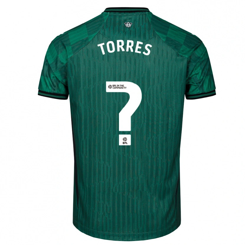 Danxen Herren Laken Torres #0 Grün Schwarz Auswärtstrikot Trikot 2025/26 T-Shirt Österreich