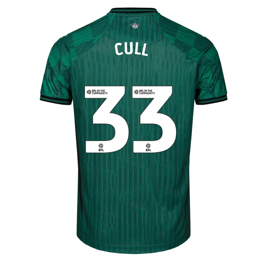 Danxen Herren Hermione Cull #33 Grün Schwarz Auswärtstrikot Trikot 2025/26 T-Shirt Österreich