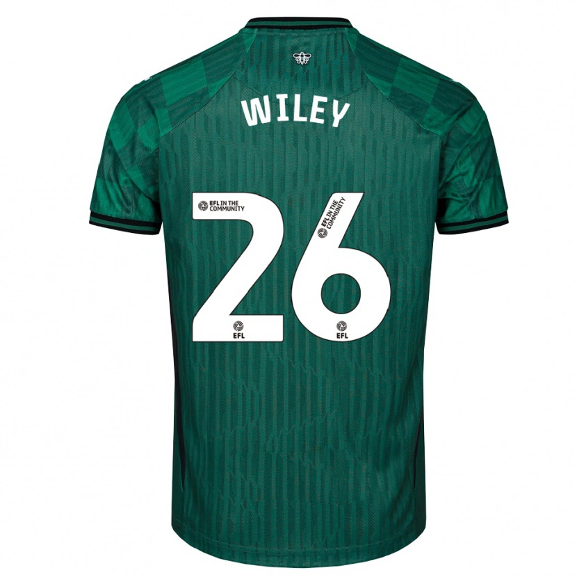 Danxen Herren Caleb Wiley #26 Grün Schwarz Auswärtstrikot Trikot 2025/26 T-Shirt Österreich