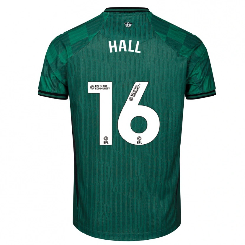 Danxen Herren Clarabella Hall #16 Grün Schwarz Auswärtstrikot Trikot 2025/26 T-Shirt Österreich