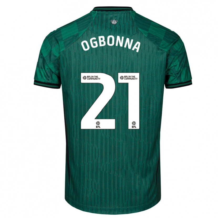 Danxen Herren Angelo Ogbonna #21 Grün Schwarz Auswärtstrikot Trikot 2025/26 T-Shirt Österreich