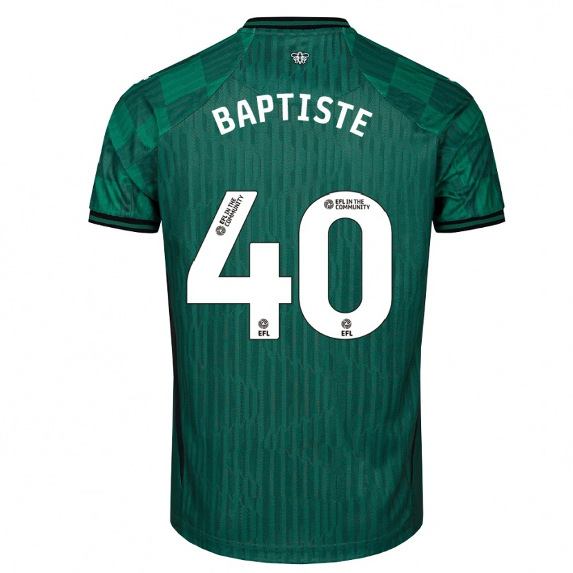 Danxen Herren Bianca Baptiste #40 Grün Schwarz Auswärtstrikot Trikot 2025/26 T-Shirt Österreich