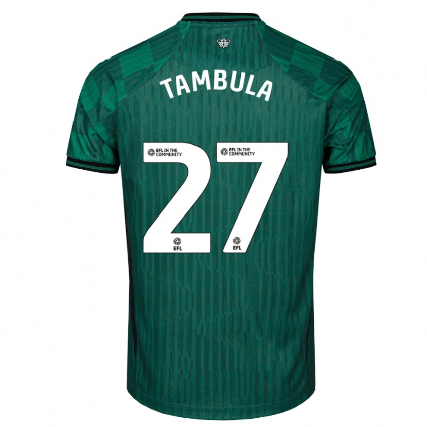 Danxen Herren Chloe Tambula #27 Grün Schwarz Auswärtstrikot Trikot 2025/26 T-Shirt Österreich
