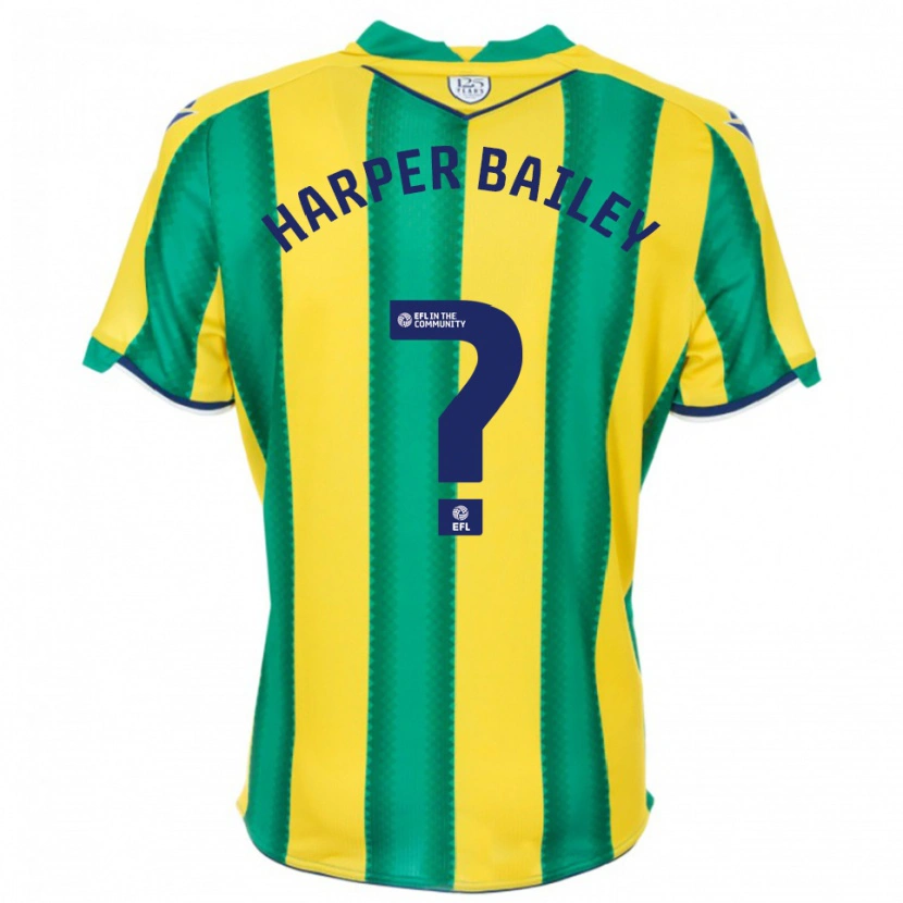 Danxen Herren Aaron Harper-Bailey #0 Gelb Grün Auswärtstrikot Trikot 2025/26 T-Shirt Österreich