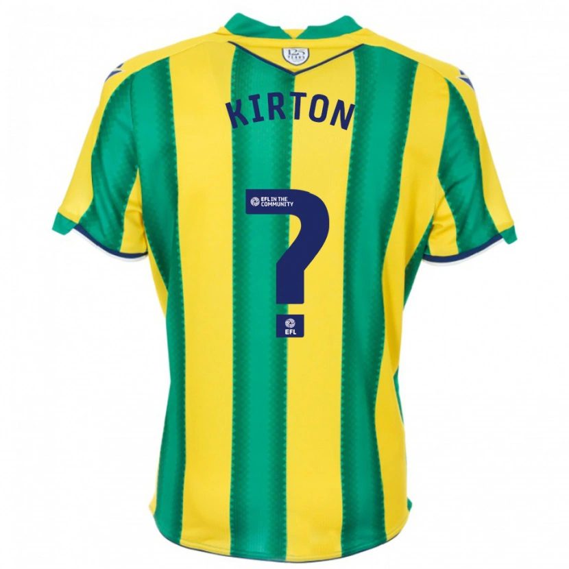 Danxen Herren Archie Kirton #0 Gelb Grün Auswärtstrikot Trikot 2025/26 T-Shirt Österreich