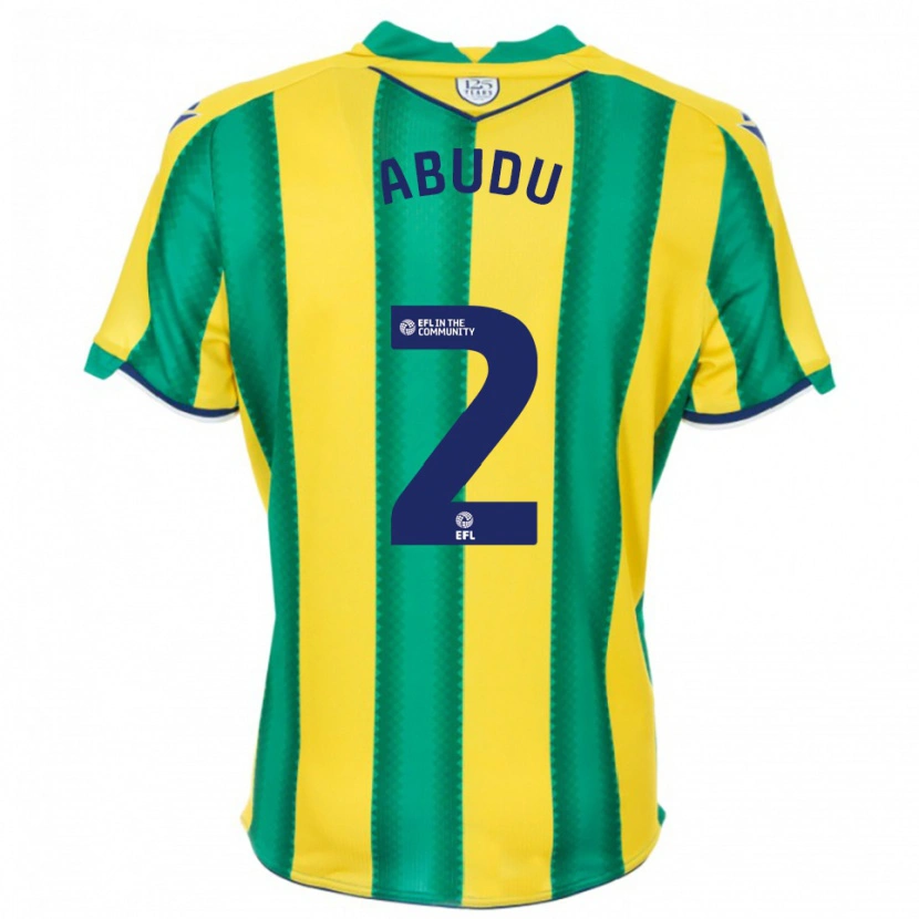 Danxen Herren Abdul Abudu #2 Gelb Grün Auswärtstrikot Trikot 2025/26 T-Shirt Österreich