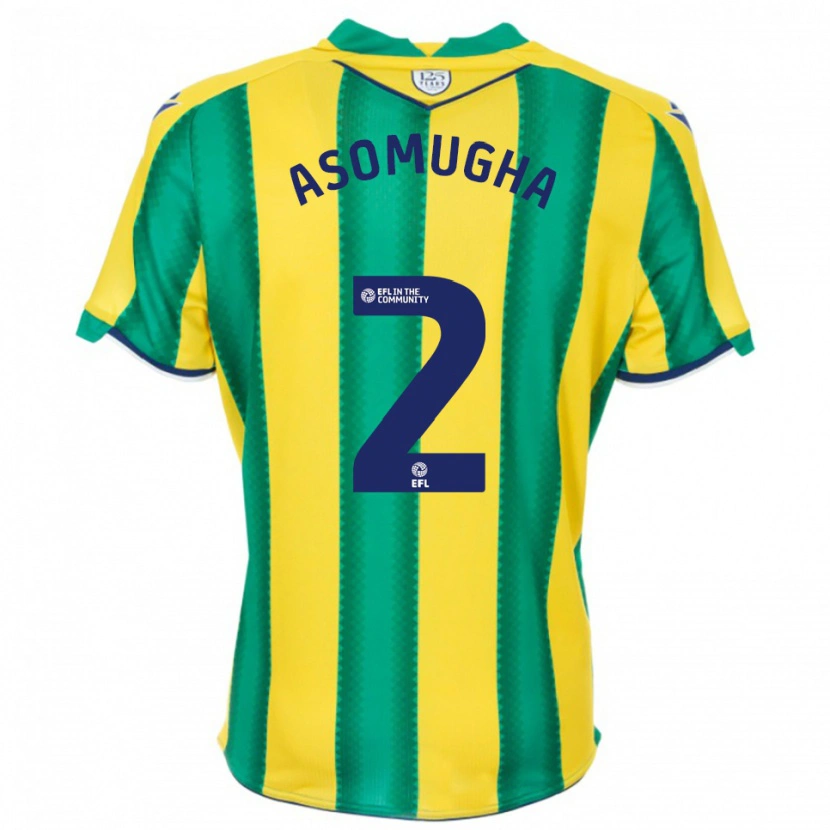 Danxen Herren Joel Asomugha #2 Gelb Grün Auswärtstrikot Trikot 2025/26 T-Shirt Österreich