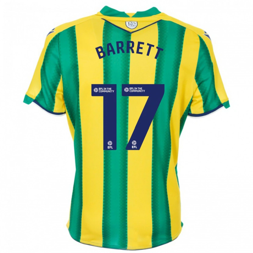 Danxen Herren Josh Barrett #17 Gelb Grün Auswärtstrikot Trikot 2025/26 T-Shirt Österreich