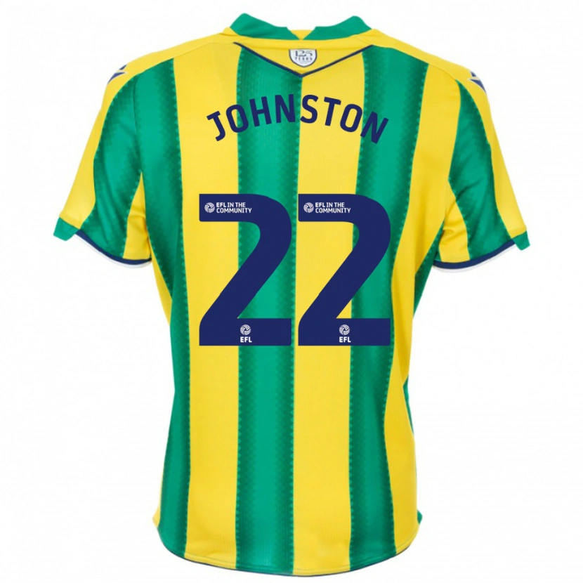 Danxen Herren Mikey Johnston #22 Gelb Grün Auswärtstrikot Trikot 2025/26 T-Shirt Österreich