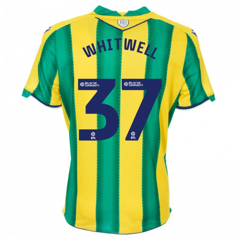 Danxen Herren Harry Whitwell #37 Gelb Grün Auswärtstrikot Trikot 2025/26 T-Shirt Österreich