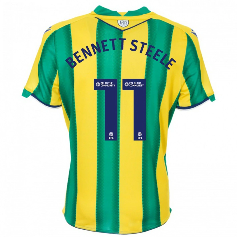 Danxen Herren Lizzie Bennett-Steele #11 Gelb Grün Auswärtstrikot Trikot 2025/26 T-Shirt Österreich