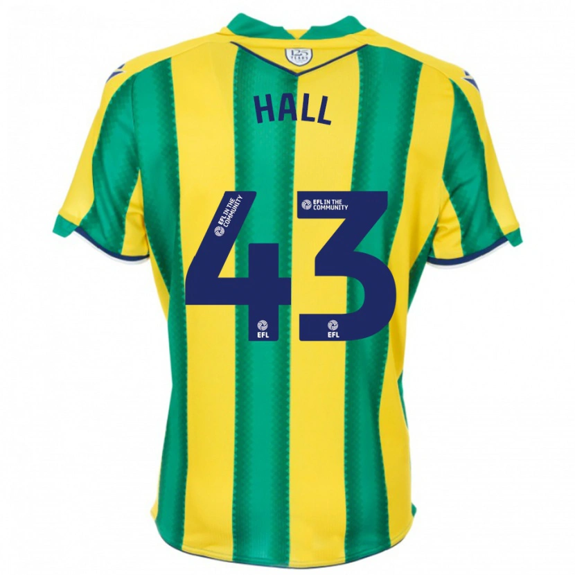 Danxen Herren Reece Hall #43 Gelb Grün Auswärtstrikot Trikot 2025/26 T-Shirt Österreich