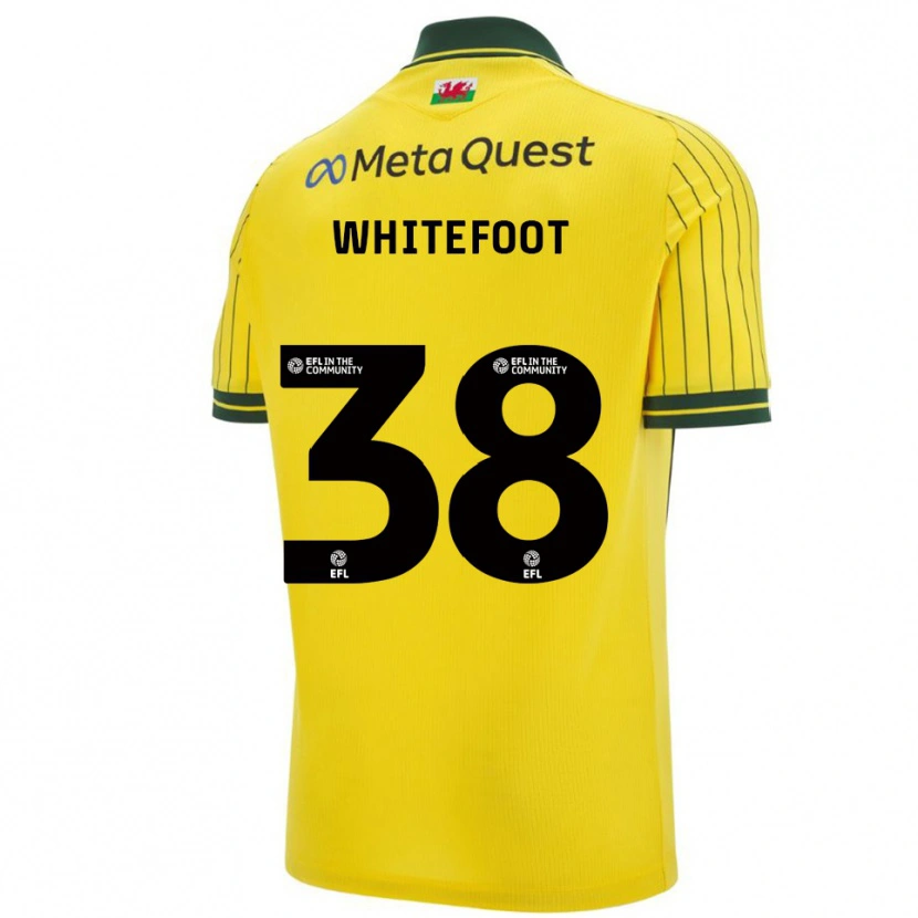 Danxen Herren Lily Whitefoot #38 Gelb Grün Auswärtstrikot Trikot 2025/26 T-Shirt Österreich