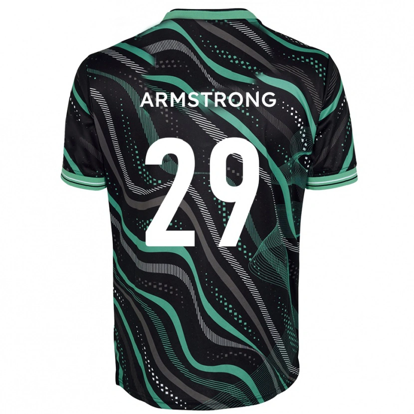 Danxen Herren Luke Armstrong #29 Schwarz Grün Auswärtstrikot Trikot 2025/26 T-Shirt Österreich