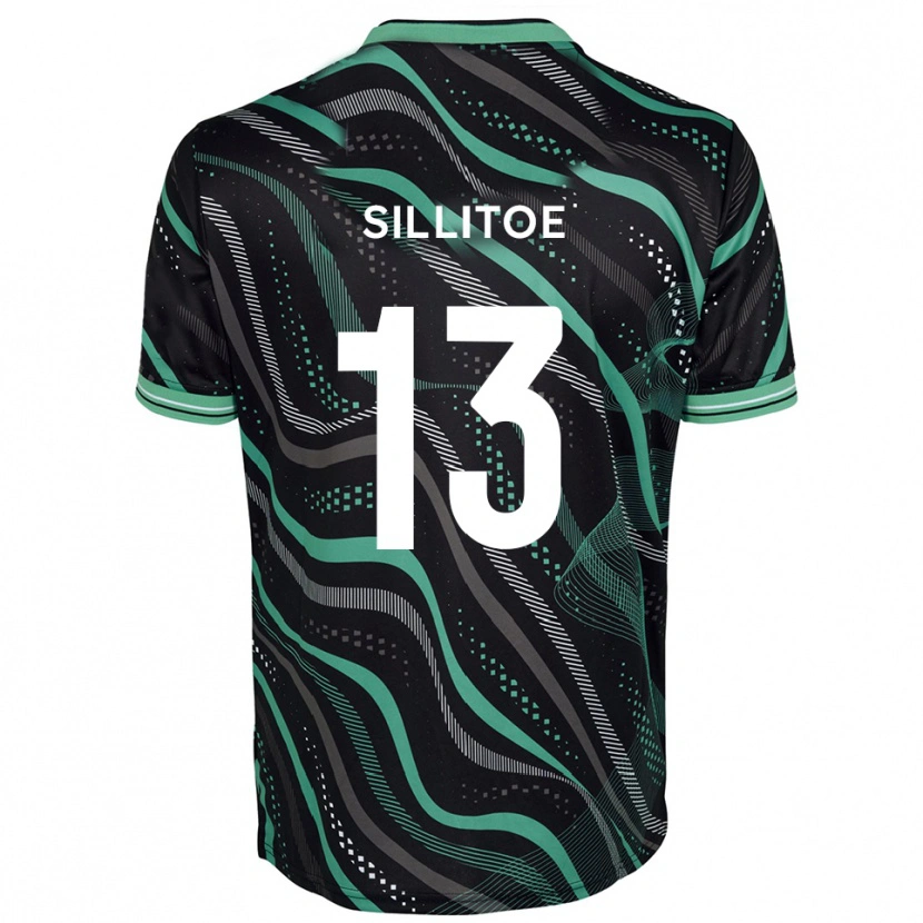 Danxen Herren Casey Sillitoe #13 Schwarz Grün Auswärtstrikot Trikot 2025/26 T-Shirt Österreich
