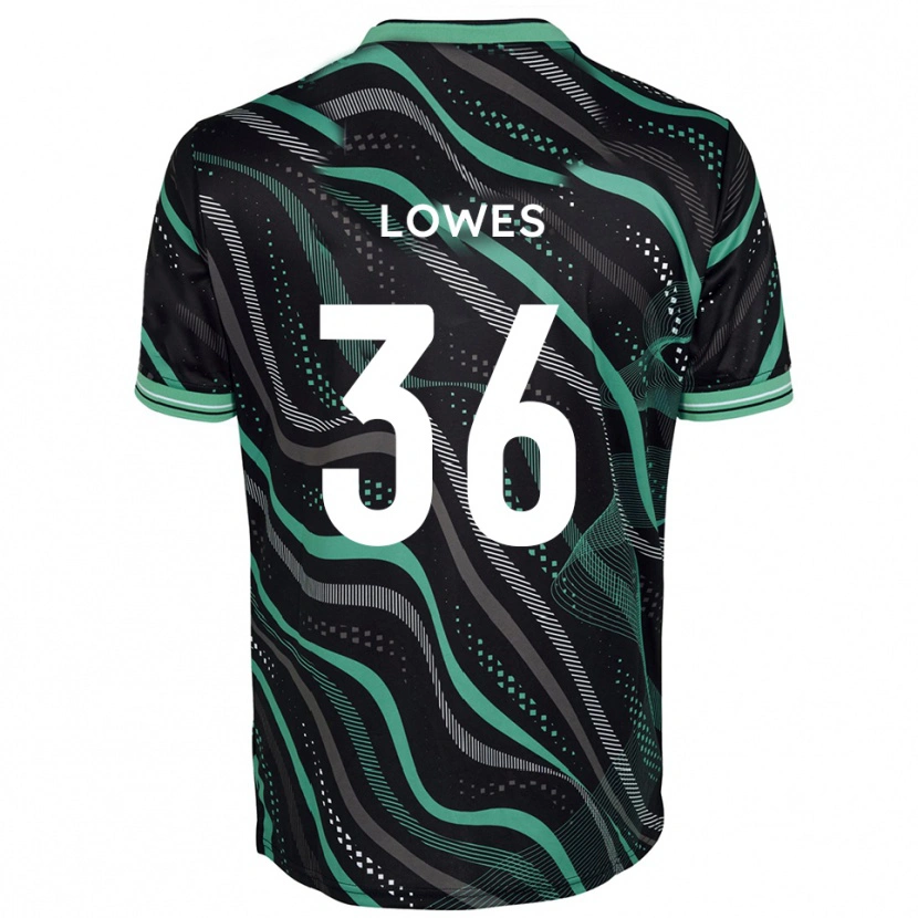 Danxen Herren Jonah Lowes #36 Schwarz Grün Auswärtstrikot Trikot 2025/26 T-Shirt Österreich