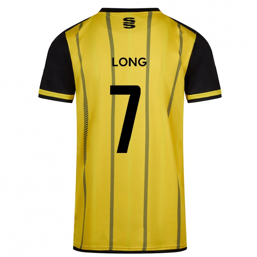 Danxen Herren Rhys Long #7 Gelb Schwarz Auswärtstrikot Trikot 2025/26 T-Shirt Österreich