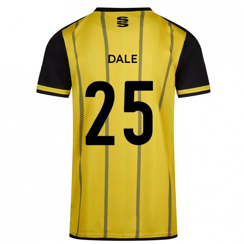 Danxen Herren Natasha Dale #25 Gelb Schwarz Auswärtstrikot Trikot 2025/26 T-Shirt Österreich