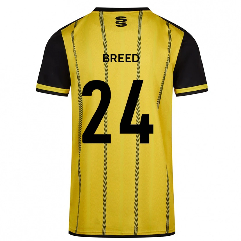 Danxen Herren Summer Breed #24 Gelb Schwarz Auswärtstrikot Trikot 2025/26 T-Shirt Österreich