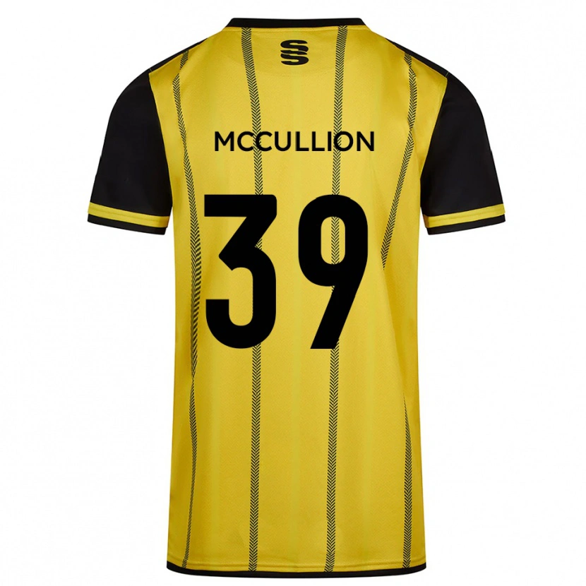 Danxen Herren Gerald Mccullion #39 Gelb Schwarz Auswärtstrikot Trikot 2025/26 T-Shirt Österreich