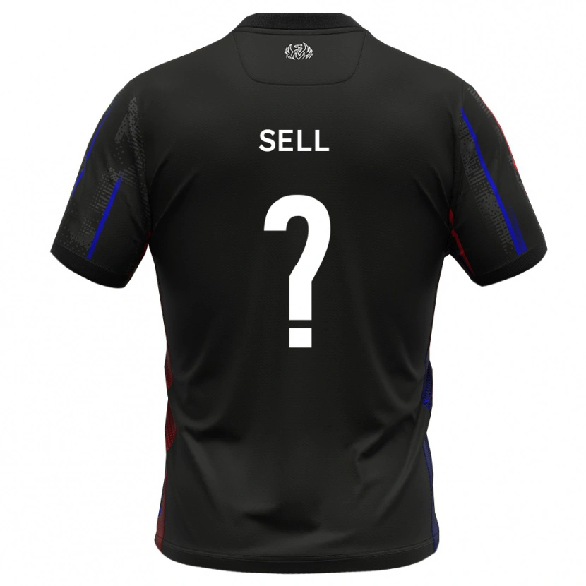 Danxen Herren Charlie Sell #0 Schwarz Rot Auswärtstrikot Trikot 2025/26 T-Shirt Österreich